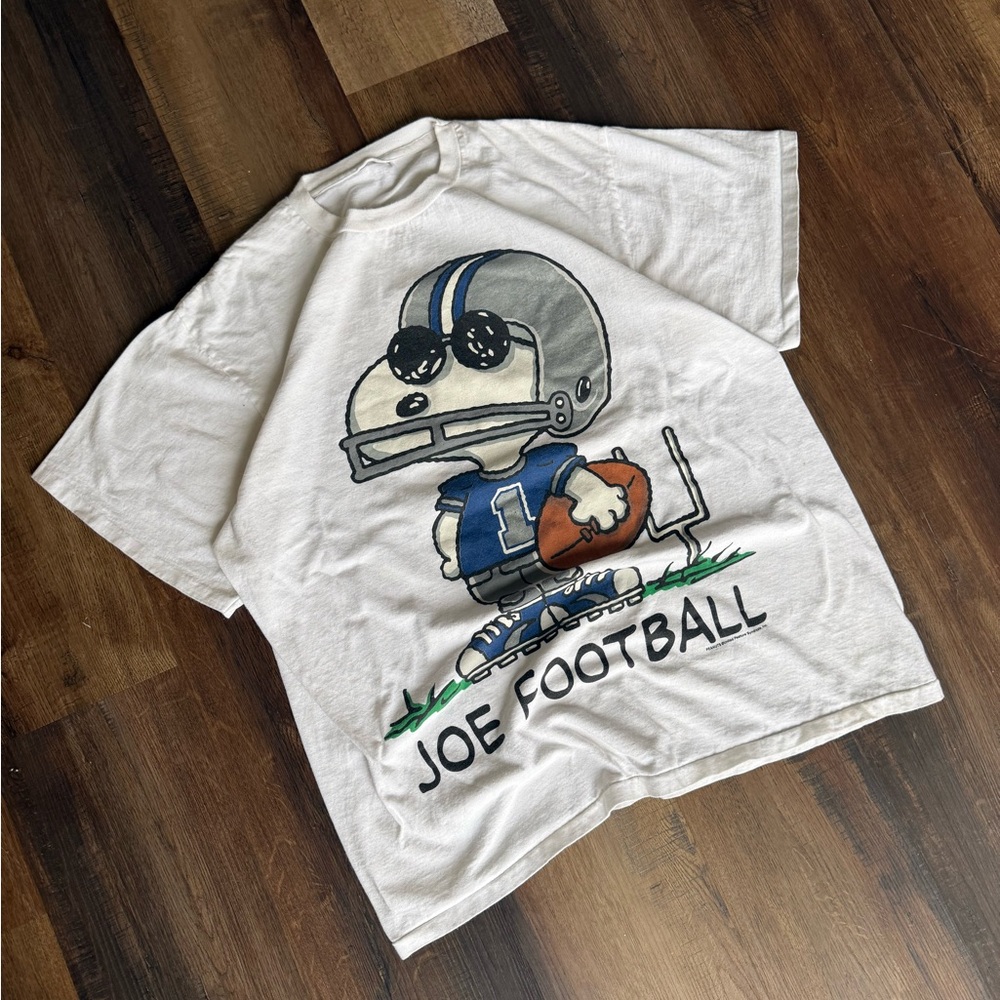 Snoopy Joe Football Double Sided Graphic Vintage Y2K Men’s XL